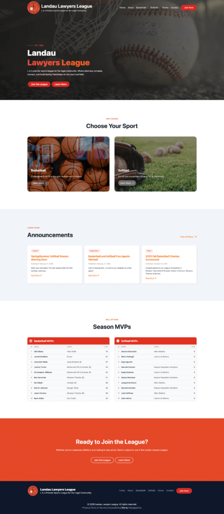 landau homepage